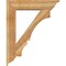 Ekena Millwork Balboa Traditional Rough Sawn Bracket w/ Offset Brace, Western Red Cedar, 8"W x 34"D x 42"H BKT0806X34X42BOA01RWR - alternate 4